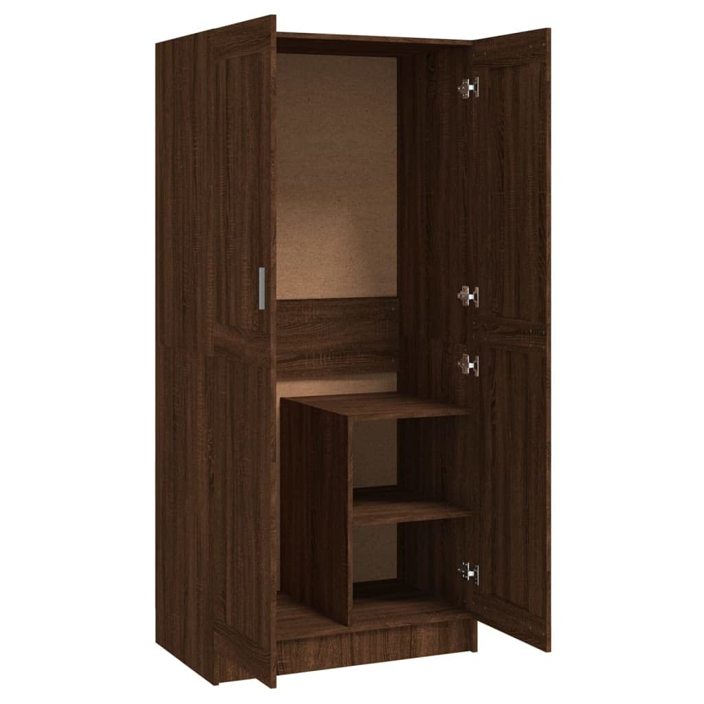 RUtavm Furniture Set-Wardrobe Brown Oak 82.5x51.5x180 cm Engineered Wood RUtavm