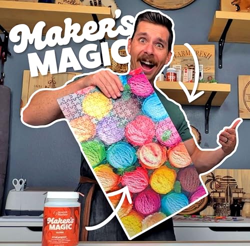 Maker's Magic by Scorch Marker, The All-in-One, All Purpose, Waterbase Decoupage Sealer, Glue, and Finish for DIY Crafts and Art Projects with The qui