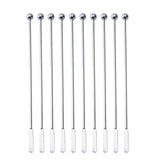 20 pcs Stainless Steel Coffee Beverage Stir Sticks Cocktail Stirrers Drink Swizzle Stick 7.4" Swizzle Stick Picks Tools SZLFSX