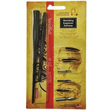 Speedball Sketching Pen Set - 2 Penholders w/ 6 Pen Tips Speedball