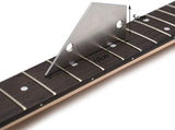 Jiayouy 4Pcs Luthier Tools Set Dual Scale Guitar Neck Notched Straight Edge String Action Gauge Ruler Fret Rocker Fret Leveling Beam for Guitar and Jiayouy