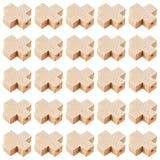 NBEADS 100 Pcs Wooden Cross Pendants, Unfinished Wood Cross Charms Natural Wood Cross Beads for Easter Party DIY Crafts Bracelet Necklace Jewelry NBEADS
