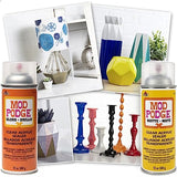 Mod Podge Spray Acrylic Sealer Mod Podge Matte and Gloss 2-Pack, Clear Coating Matte Paint Sealer Spray, 2X Spray Can Sprayer Handle GRAS Art Bundles