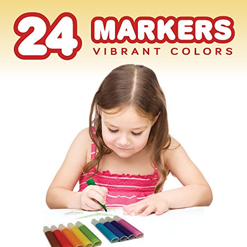 ArtCreativity Deluxe Art Kit For Kids Art Set - Beginners Supplies 101 Piece Artist Drawing Painting Kit with Coloring Book, Art And Craft Gift Set ArtCreativity