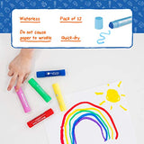 Mod Paint Sticks - Washable Solid Tempera Paint Markers - Non-Toxic, Quick Drying, and No Mess Paint Sticks - Color Art Supplies Set for Kids and MODFAMILY PRODUCTS THAT SIMPLIFY LIFE