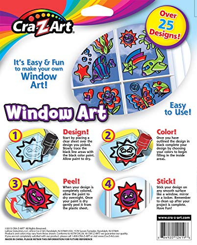 Window Art Decorative Design DIY Kit by Cra-Z-Art Cra-Z-Art