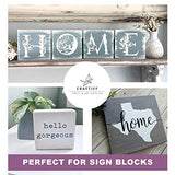 Basswood Carving Blocks Large 4x4x2 inch Wood Blanks DIY Wood Signs for Crafts by Craftiff Craftiff