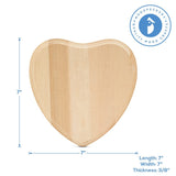 Wooden Hearts 7 inch Pack of 2 Wood Hearts Valentine's Crafts Mother's Day Craft Wooden Craft Hearts Wedding Hearts by Woodpeckers Woodpeckers