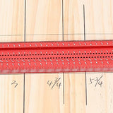 AKNgoes Woodworking Scriber T-Square Ruler 24in with Thoughtful Support Lips, Architect Ruler for Carpenter Work, Layout and Measuring Tools AKNgoes
