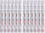 Lesun White Paint Pens Paint Markers, 12 Pack Waterproof Oil-Based Paint Pen Set Quick Dry and Permanent, Markers for Rock Painting, Stone, Ceramic, Overseas