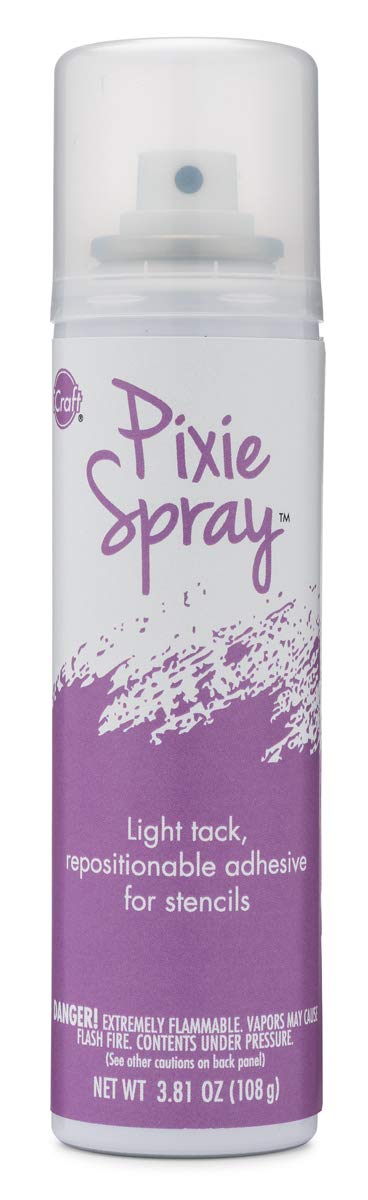iCraft Pixie Spray Stencil Adhesive, Repositionable, Low Tack, 3.81 Ounces iCraft