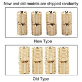 Duokon Ring Box Hinges, 4Pcs/Pack Copper Brass Cabinet Gift Box Concealed Barrel Hinge 8mm 180 Opening Angle Duokon