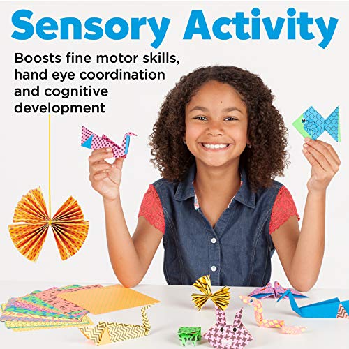 Creativity For Kids Origami - Origami for Beginners, 60 Bright Origami Papers Creativity for Kids