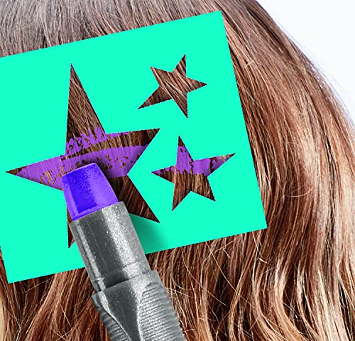 Shimmer ‘n Sparkle Glitter and Glam Metallic Hair Art Set with Hair Chalk Pens and Hair Gems by Cra-Z-Art Cra-Z-Art