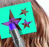 Shimmer ‘n Sparkle Glitter and Glam Metallic Hair Art Set with Hair Chalk Pens and Hair Gems by Cra-Z-Art Cra-Z-Art