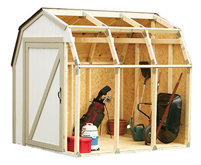 2 X 4 BASICS 90190MI 90190 Custom Barn, 2x4, 2x4basics Shed Kit with Peak Roof