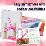 FUNZBO 15000+ Rubber Band Bracelet Kit - 28 Colors Rubber Band Bracelet Making Kit, Loom Bracelet Making Kit, RubberBand Bracelets Kit, Gifts for FUNZBO