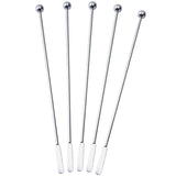 20 pcs Stainless Steel Coffee Beverage Stir Sticks Cocktail Stirrers Drink Swizzle Stick 7.4" Swizzle Stick Picks Tools SZLFSX