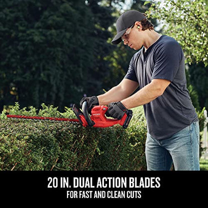 CRAFTSMAN V20 Cordless Hedge Trimmer, 20 inch, Bare Tool Only (CMCHT810B) - WoodArtSupply