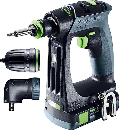 Festool Cordless Drill CXS 18 HPC4,0 I-Set US - WoodArtSupply