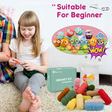 Faircosy Crochet Kit for Beginners Crocheting: Crochet Animal Kits for Kids & Adults - Learn to Knitting Cat Amigurumi Starter Kit with Detailed Faircosy
