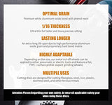 MIDO Professional Abrasive Cut Off Wheels 3 Inch 25 PCS Cutting Disc 3"x1/16"x3/8" Grinder Metal Cutting Discs Angle Grinder Cutting Wheel MIDO Professional Abrasive