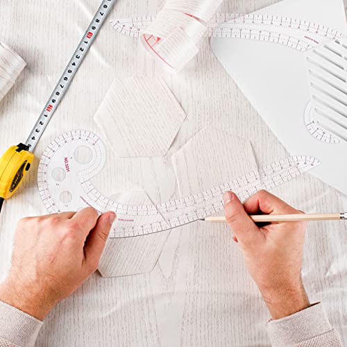 UTENEW French Curve Ruler Sewing, Comma Shaped 42cm Drawing Template Tool, Drafting Clothes Sleeves 2 Pack okdeals