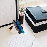 Tape Dispenser, Heat Press Tape Dispenser, Desk Heat Tape Dispenser 6.3 x 2.5 x 3.4 Inch, Holder Fits 1" and 3" Core (Black) AWEI AZHI