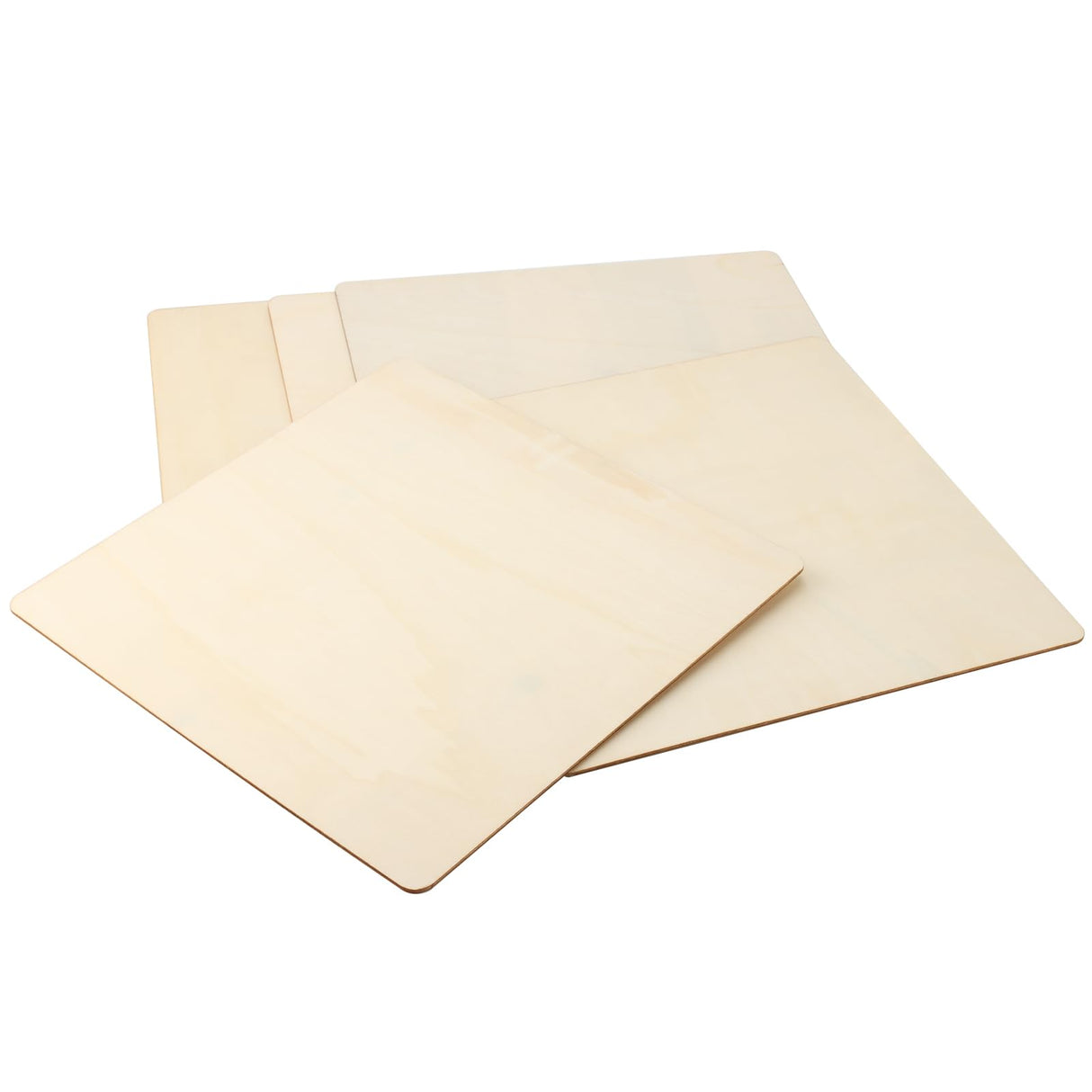 HOIGON 20 PCS Square Unfinished Wood Pieces, 10 x 10 Inch Blank Basswood Wooden Sheets Wooden Cutout for Crafts, DIY, Painting HOIGON