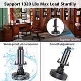 Heavy Duty Furniture Leveling Feet M10 Thread Furniture Levelers Adjustable Furniture Feet w/ T-nut Kit Table Levelers for Cabinet Workbench Chair Sanchamy