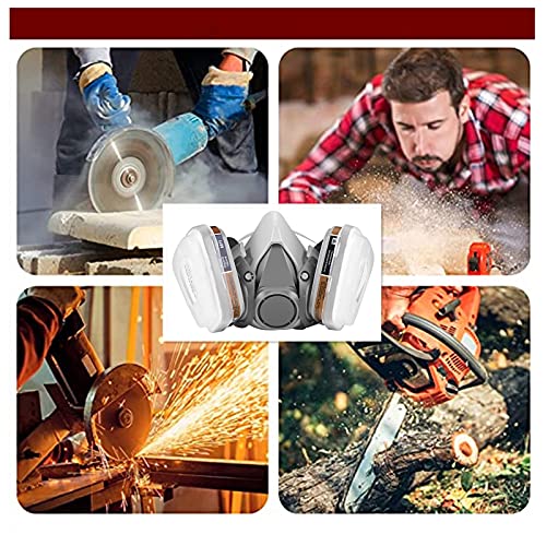 Active Carbon Gases Chemicals Respirator - for Vapors, Paint, Dust,Formaldehyde, Sanding, Polishing, Spraying,Machine Polishing and other Work Panbear