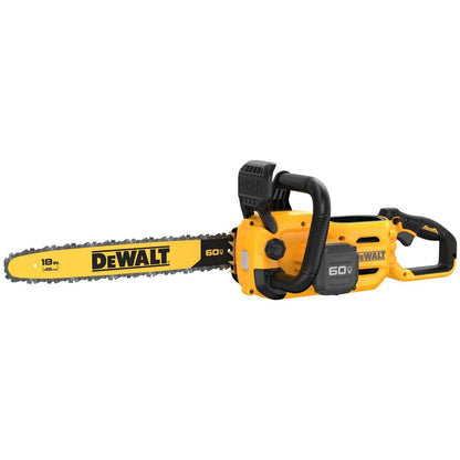 DEWALT (DCCS672X1 60V FLEXVOLT 18" Brushless Chainsaw, Yellow/Black