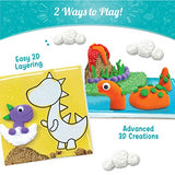 Imagimake Clay Murals Dino - Modeling Clay for Kids - Arts and Crafts for Kids Ages 6-8 - Air Dry Clay for Kids - Gifts for 5, 6, 7, 8 Year Old Boys Imagimake