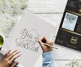 MyArtscape Tracing Paper Pad - 39lb - 9" x 12" - 100 Transparent Sheets - Artist Quality MyArtscape