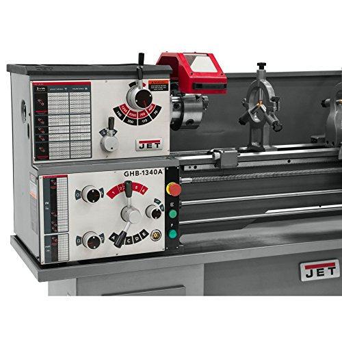 JET GHB-1340A, 13" x 40" Geared Head Bench Lathe, 2HP, 1Ph 230V (321357A) - WoodArtSupply