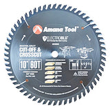 Amana Tool - 610600C Electro-BLU Carbide Tipped Cut-Off & Crosscut 10" Dia x 60T ATB Amana Tool