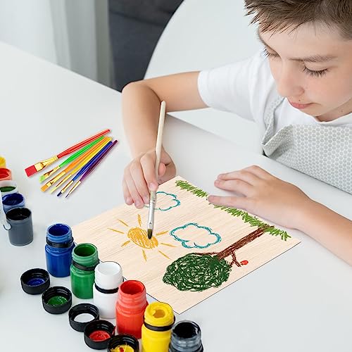 DIYDEC 18 Pack Basswood Sheets 6X 6 x 1/16 Inch Thin Plywood Wood Sheets Unfinished Wood Squares Boards Balsa Wood Sheets for Crafts Architectural DIYDEC