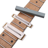 CCeCCe Guitar Fret Wire Sanding Stone Polish File Leveling Beam with Metal Fretboard Protector Guard with Rubber Band Kit Finger Plate Radian Guitar CCeCCe