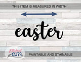 Easter Script Wood Word, Wood Cutouts for crafts, Laser Cut Wood Shapes 5mm thick Baltic Birch Wood, Multiple Sizes Available Elliefont Styles