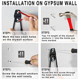 KOFANI Garage Hooks, 16 Pack Steel Heavy Duty Garage Storage Hooks with Anti-Slip Coating, Utility Garage Wall Mount Hooks for Hanging Bike, Ladder KOFANI