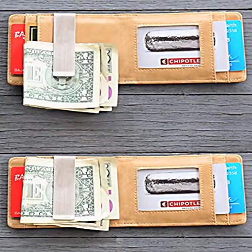Yarlung 12 Pack Stainless Steel Money Clip, Slim Cash Wallet, Credit Card Holder, Front Pocket Minimalist Wallet yarlung