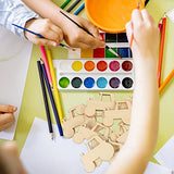 MAGICLULU Car Decor 20pcs Wood Car Unfinished Wood Cutouts unpainted Wooden Slices DIY Unfinished car Cutouts Cutouts Tractor Shaped Wall Hanging MAGICLULU