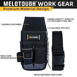 MELOTOUGH Pocket Tool Pouch Tool Belt Pouches with Belt Clip Utility Mini Tool Organizer Pouch for Electrician,Carpenter,Construction,Technician MELOTOUGH
