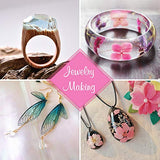 UV Resin - Improved 100g Crystal Clear Ultraviolet Curing Epoxy Resin for DIY Jewelry Making, Casting & Coating - Hard UV Glue Solar Cure Sunlight Limino