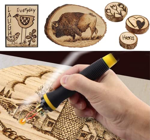 Wood Burning Pyrography Pen for Tekchic 110V 50W Professional Wood Burning Kit - WoodArtSupply