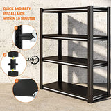 Raybee 40" Wide Garage Shelving Heavy Duty, Garage Storage Shevles Heavy Duty Shelving, Adjustable 4 Tier Metal Shelving, Garage Shelves Heavy Duty Raybee