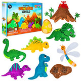 MOMOTOYS Dinosaur Toy Kids Sewing Kits for Kids Ages 8-12 - Beginner Sewing Kit for Kids -Kids Felt Sewing Kit - Sew Spectacular Adorable Animals - MOMOTOYS
