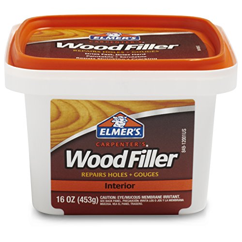 Elmer's Products E849D8 Carpenter's Interior Wood Filler, 1 Pint, 16 Fl Oz - WoodArtSupply