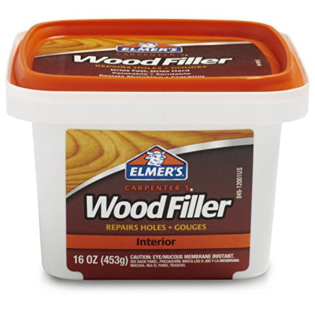 Elmer's Products E849D8 Carpenter's Interior Wood Filler, 1 Pint, 16 Fl Oz Elmer's