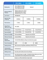 US Stock 60W JPT M7 MOPA (YDFLP-60-M7-M-R) Fiber Laser Marking Machine Fiber Laser Engraver Laser Marker 175×175mm with 80mm Rotary Axis Compatible SFX